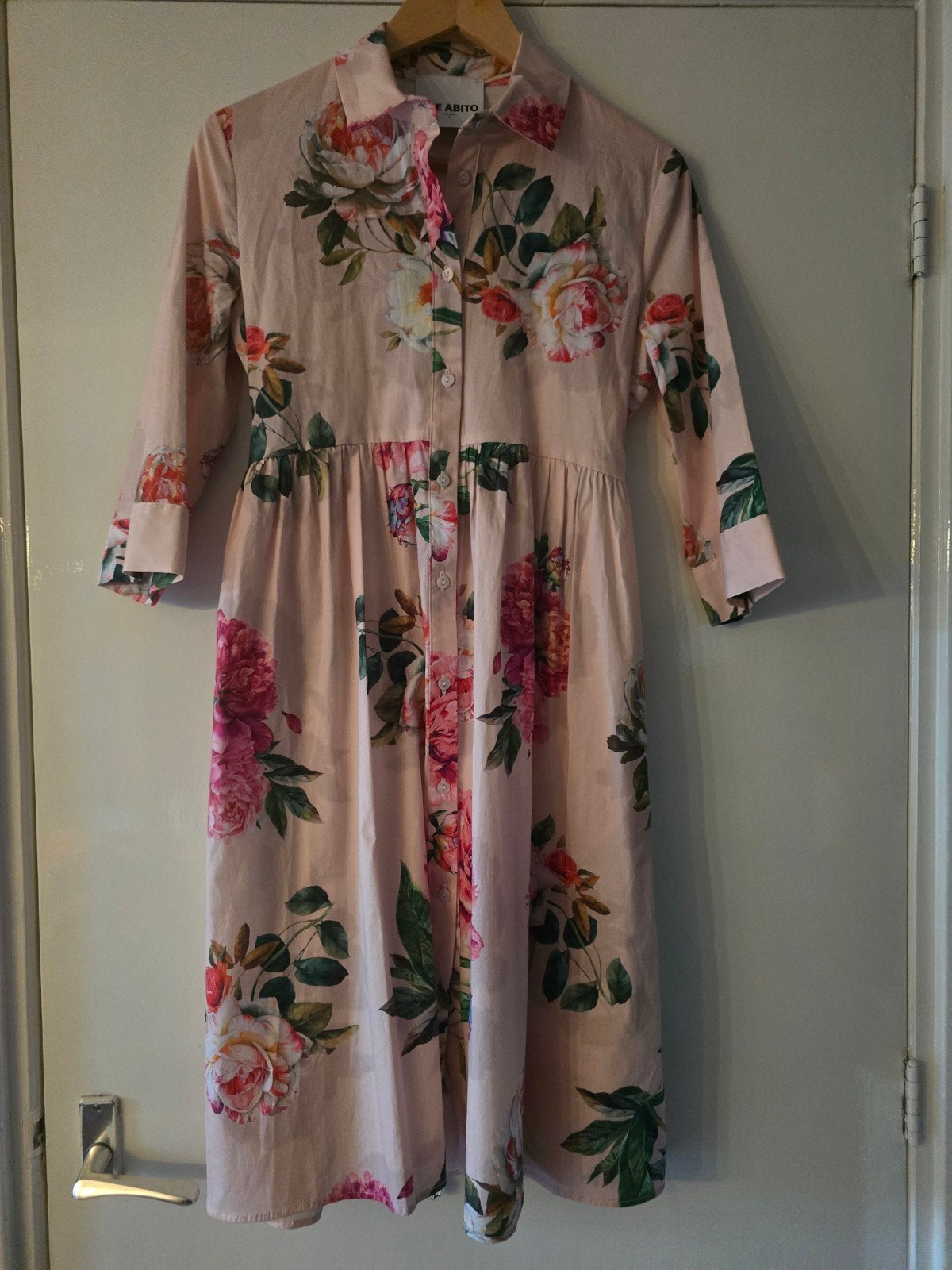 The Abito jurk maat M/L, Kleding | Dames, Gelegenheidskleding, Ophalen of Verzenden, Zo goed als nieuw, Zwart, Overige typen