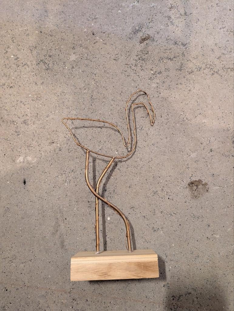 Flamingo lamp, Ophalen
