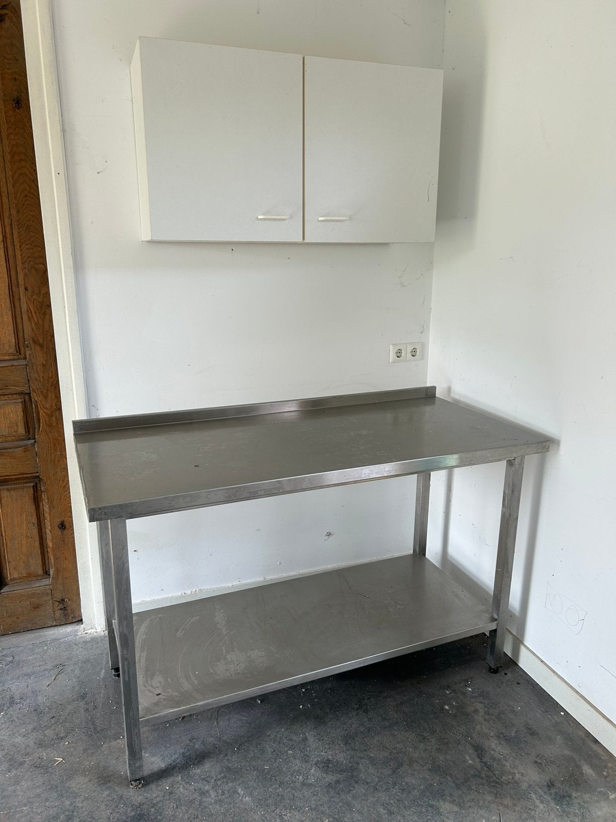 Horeca / wijnmakerij tafel, Ophalen, 50 tot 100 cm, Zo goed als nieuw, Minder dan 100 cm