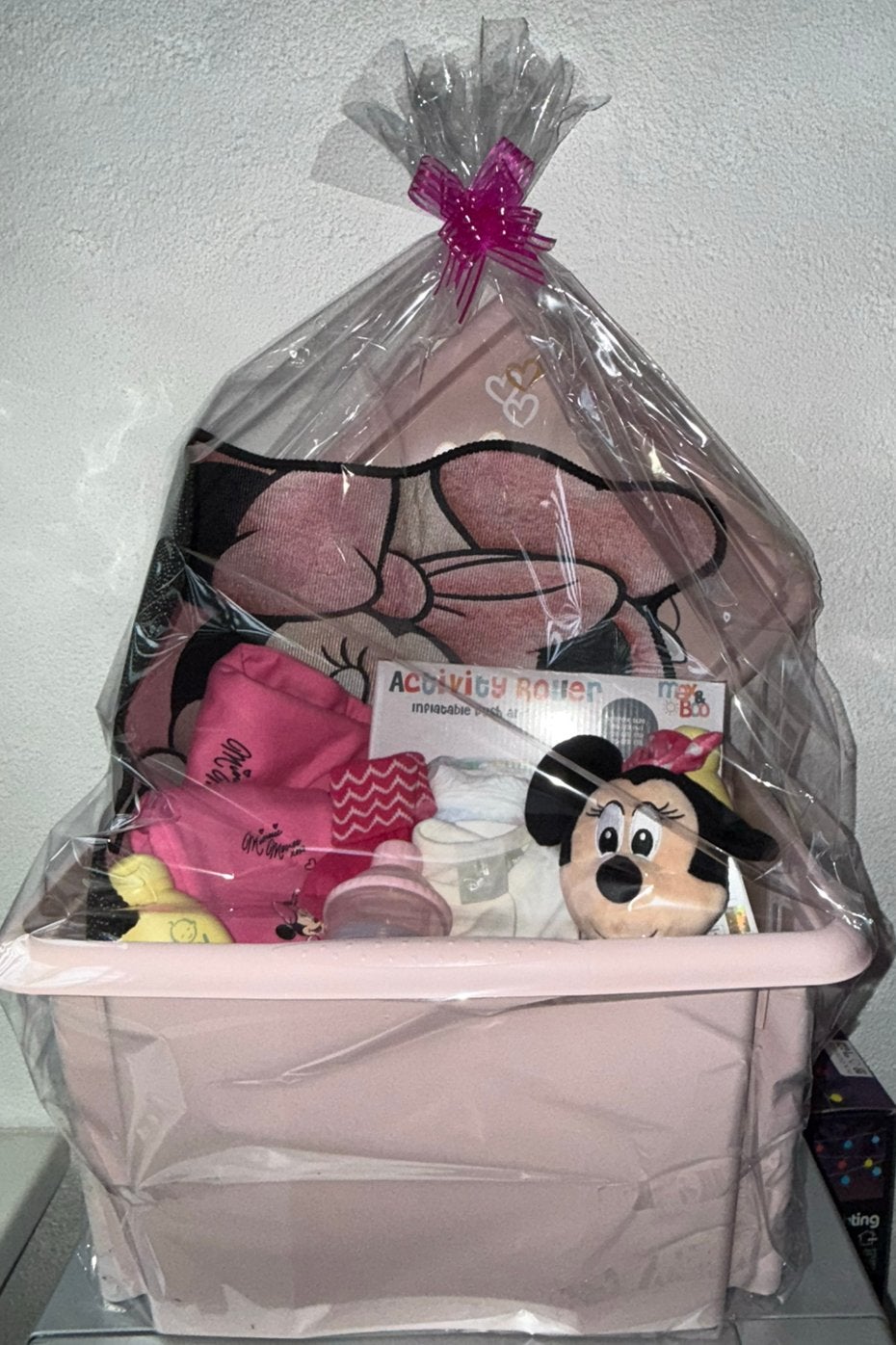 Kraamcadeau minnie mouse, Ophalen, Zo goed als nieuw, Kraamcadeau