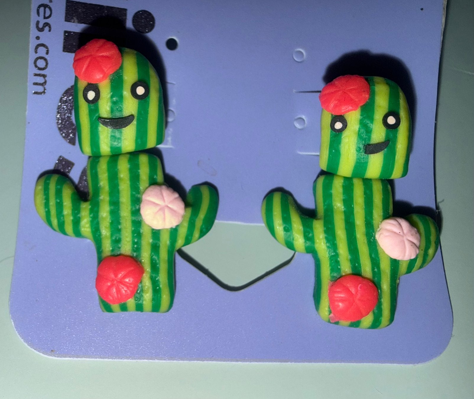 Schattige Claire's cactus oorbellen – Nieuw!, Sieraden, Tassen en Uiterlijk, Oorbellen, Overige materialen, Hangers, Nieuw, Ophalen of Verzenden