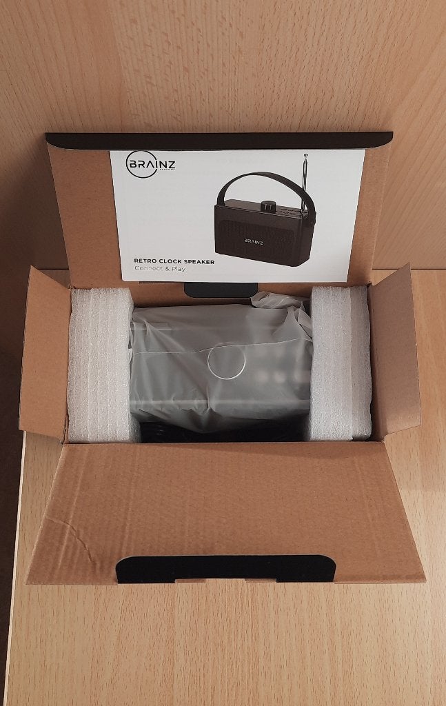 Nieuw BRAINZ Bluetooth Clock SPEAKER-TO-GO voor o.a. HITSTER, Overige merken, Bluetooth, Nieuw, Ophalen of Verzenden
