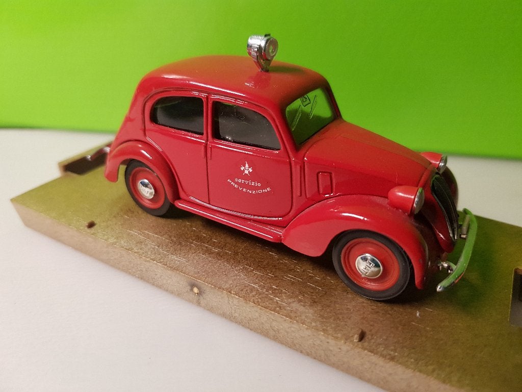 Brumm r63 - Fiat 508C Berlina 1100 Vigili del Fuoco 1/43 MIB, Ophalen of Verzenden, Nieuw, Auto, Overige merken