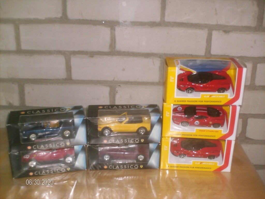 NIEUW IN DOOS DIVERSE FERRARI''S SHELL, Ophalen of Verzenden, Nieuw, Auto