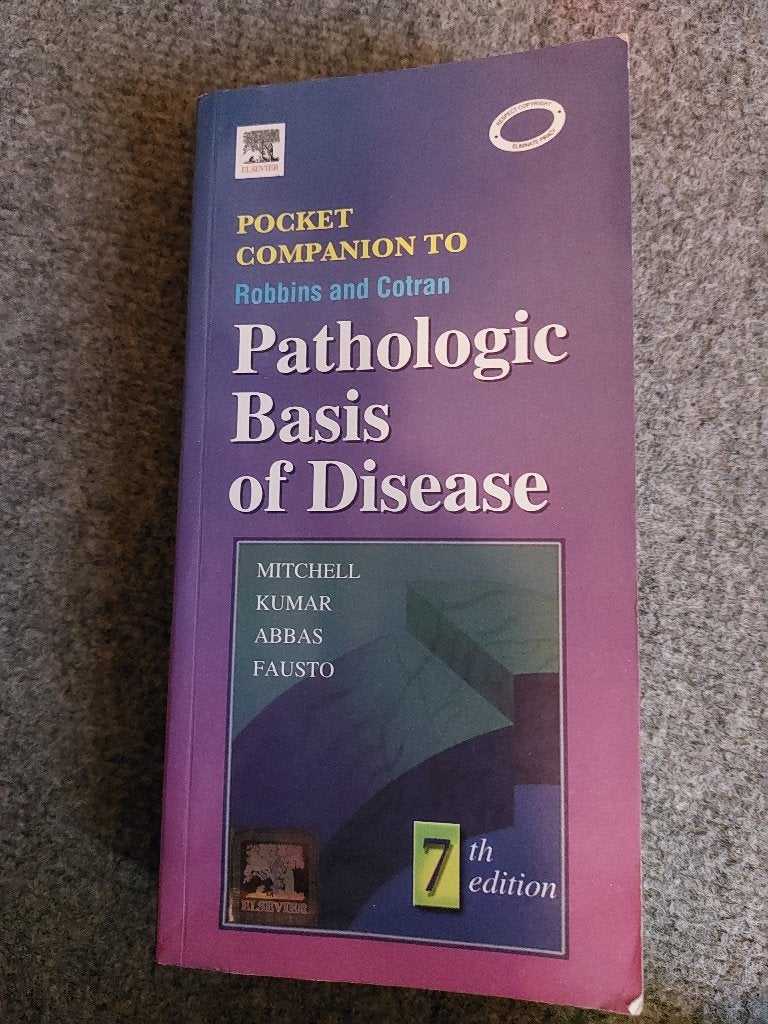 pocket companion to PATHOLOGIC BASIS of DISEASE- Robbins, Ophalen of Verzenden, Zo goed als nieuw, Overige wetenschappen