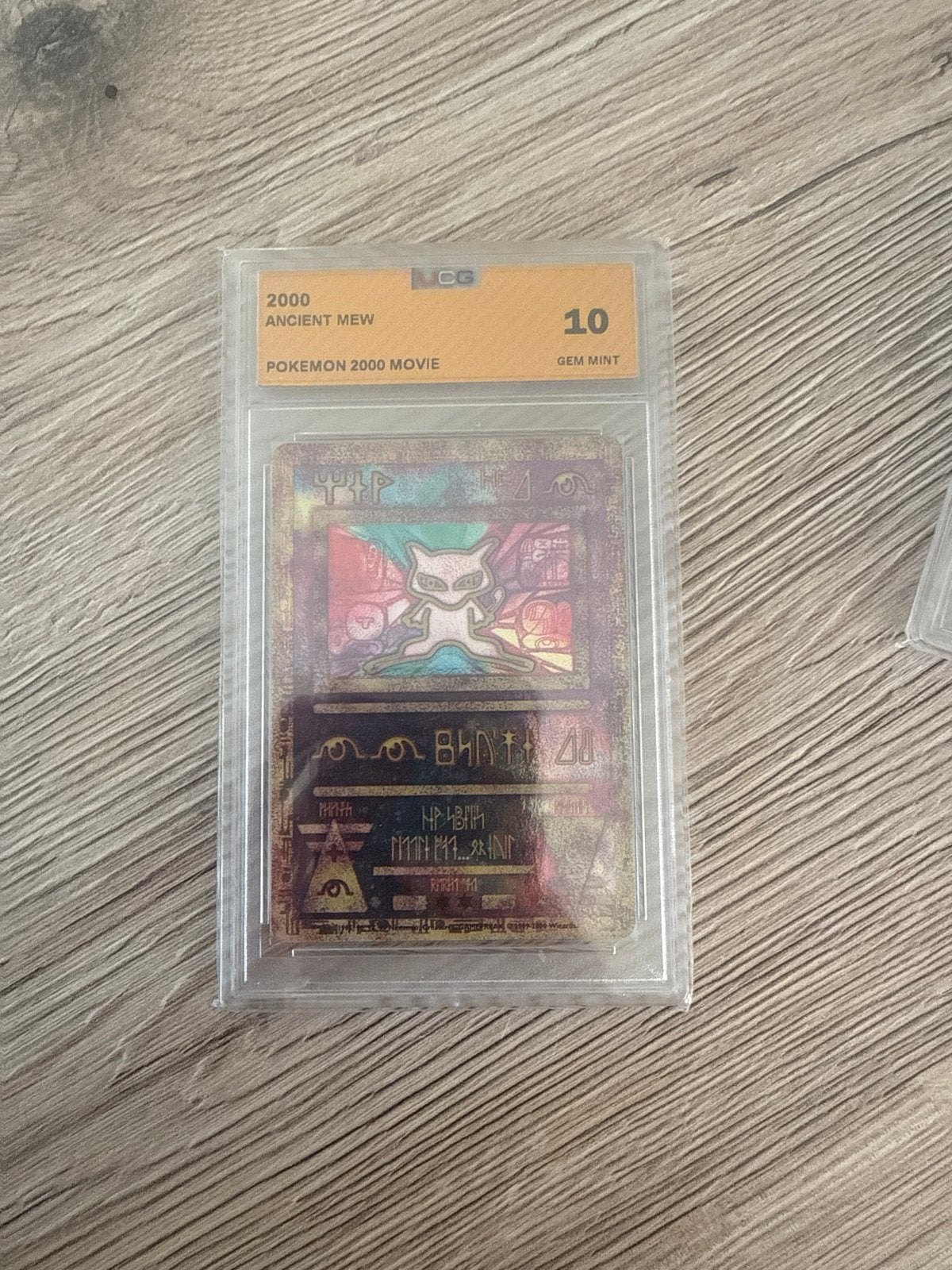 Ancient Mew Pokémon Kaart 2000 - UCG10 Gem Mint, Ophalen of Verzenden, Nieuw, Losse kaart