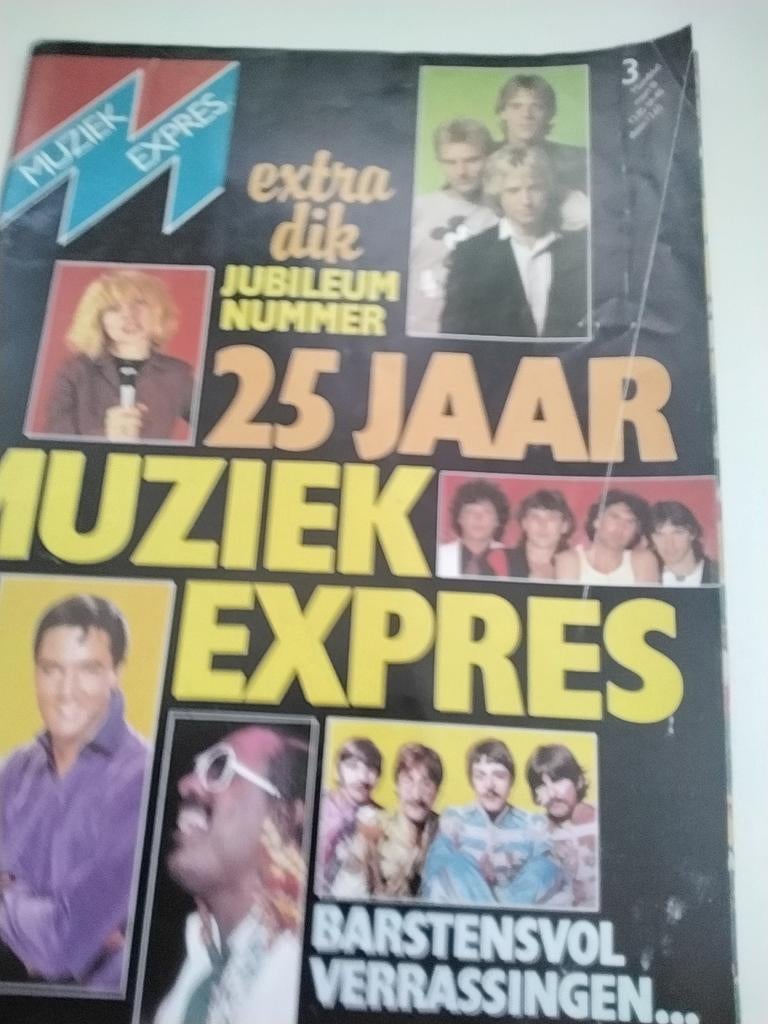 Muziek Expres - Jubileumnummer 25 jaar, Ophalen