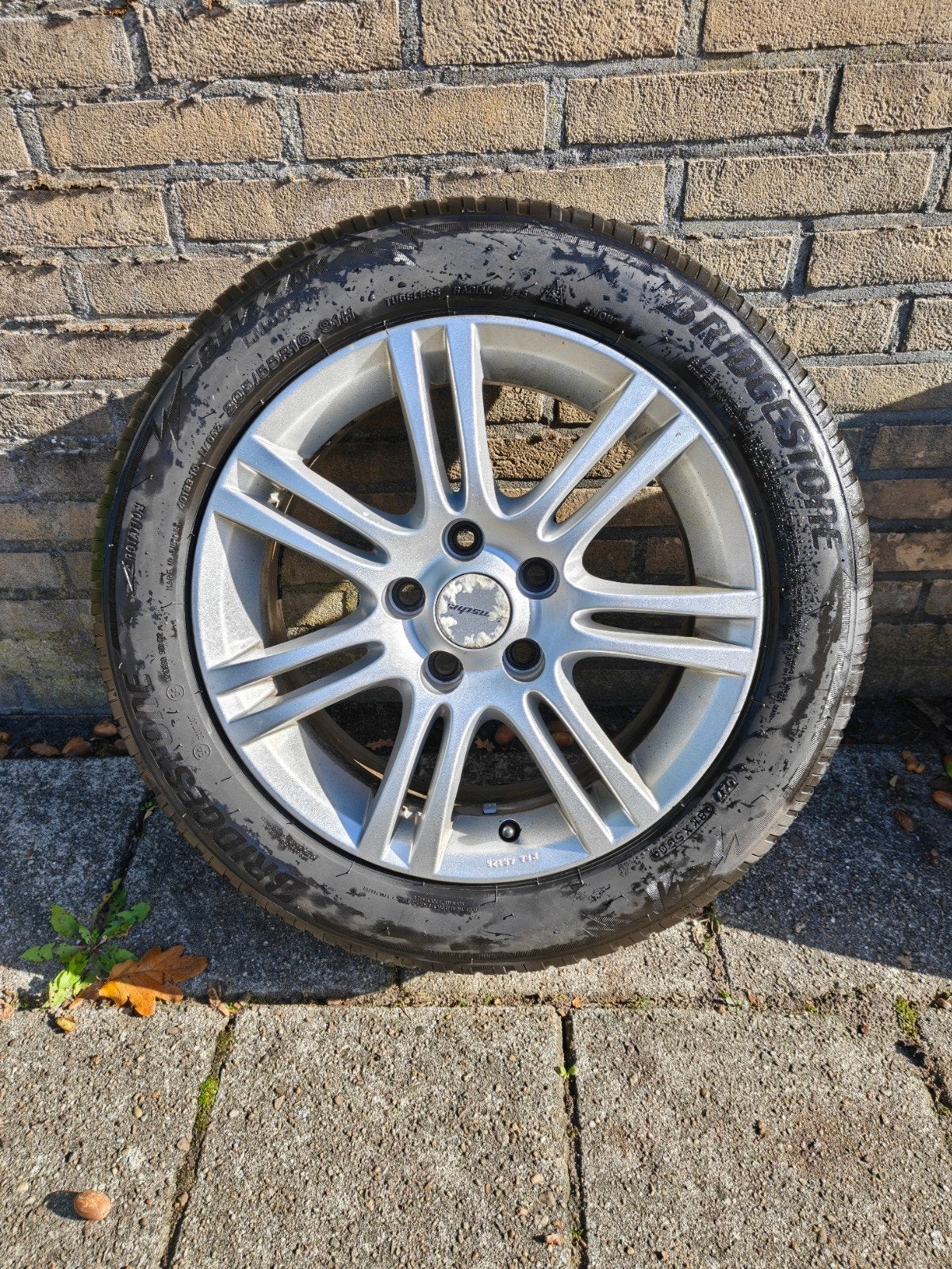 16 inch velgen met Bridgestone Blizzak winterbanden, Gebruikt, 16 inch, Banden en Velgen, Personenwagen