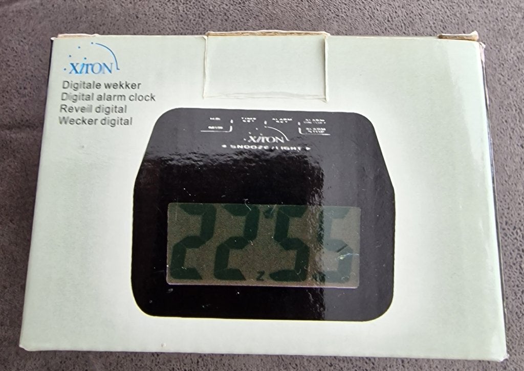Digitale wekker, Witgoed en Apparatuur, Wekkers, Ophalen of Verzenden, Nieuw, Digitaal