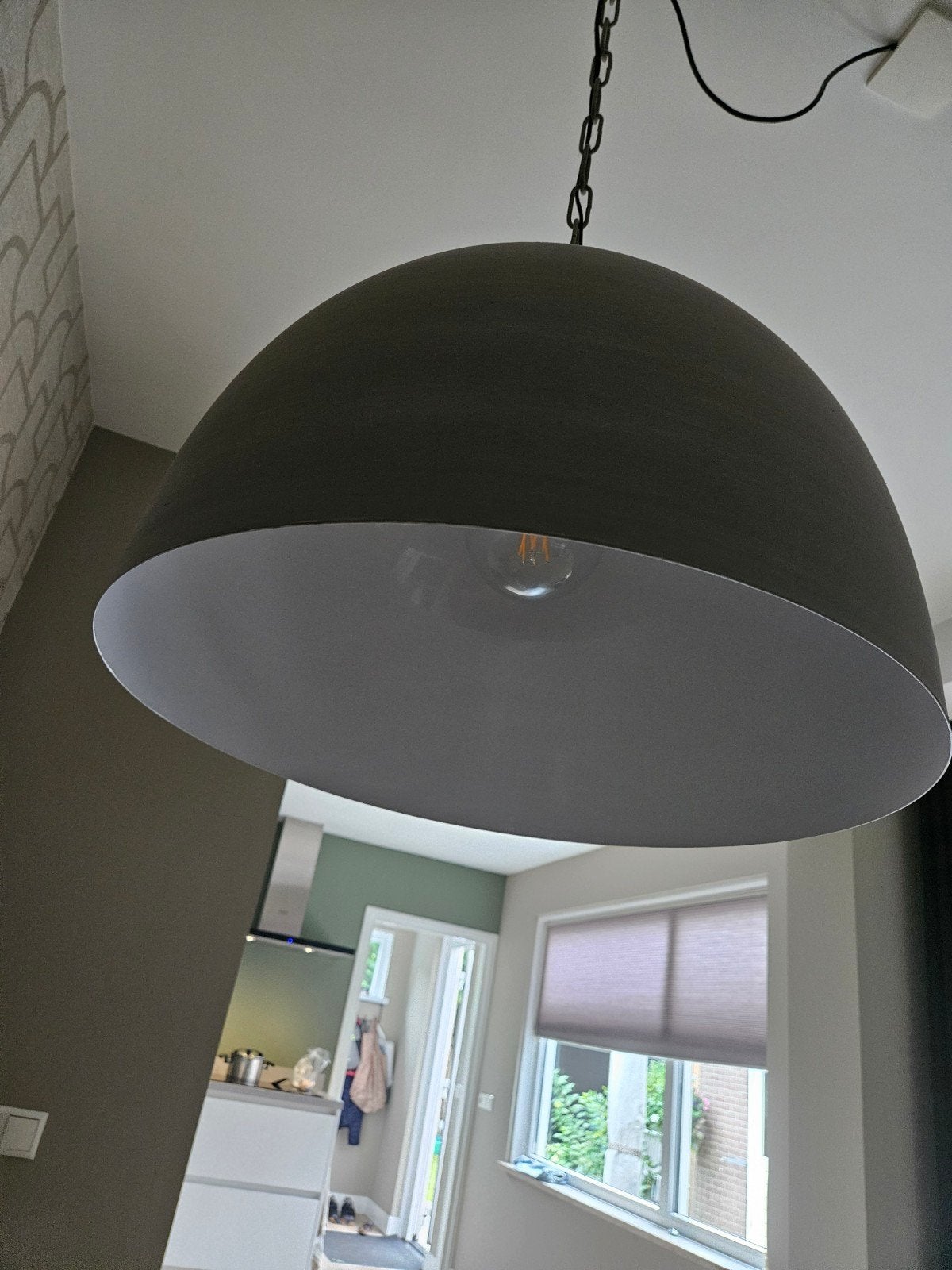 mooie eetkamertafel lampen, Ophalen, Gebruikt, Metaal