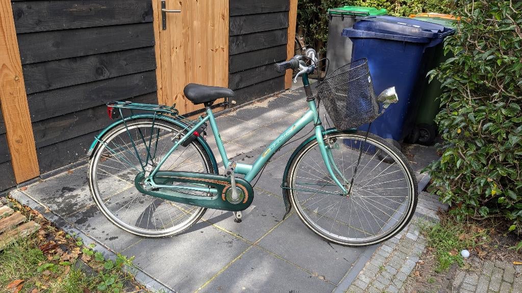 Gazelle dames Fiets, Fietsen en Brommers, Fietsen | Dames | Damesfietsen, Gebruikt, Gazelle, Versnellingen, Minder dan 47 cm, Velgrem