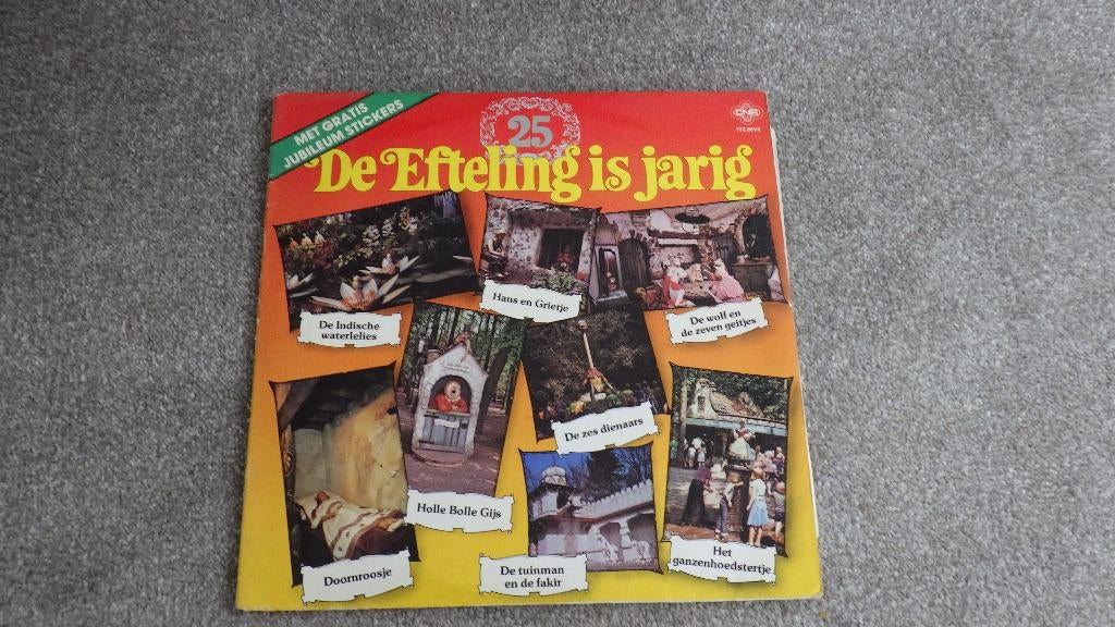 LPDe Efteling is jarig (25 jarig bestaan), Verzamelen, Efteling, Ophalen of Verzenden, Gebruikt, Overige typen