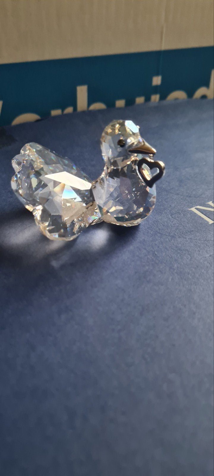 Swarovski Duif met Hartje, Verzamelen, Ophalen of Verzenden, Zo goed als nieuw