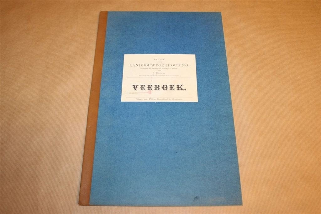 Veeboek - Landbouwboekhouding - circa 1900 !!, Ophalen of Verzenden