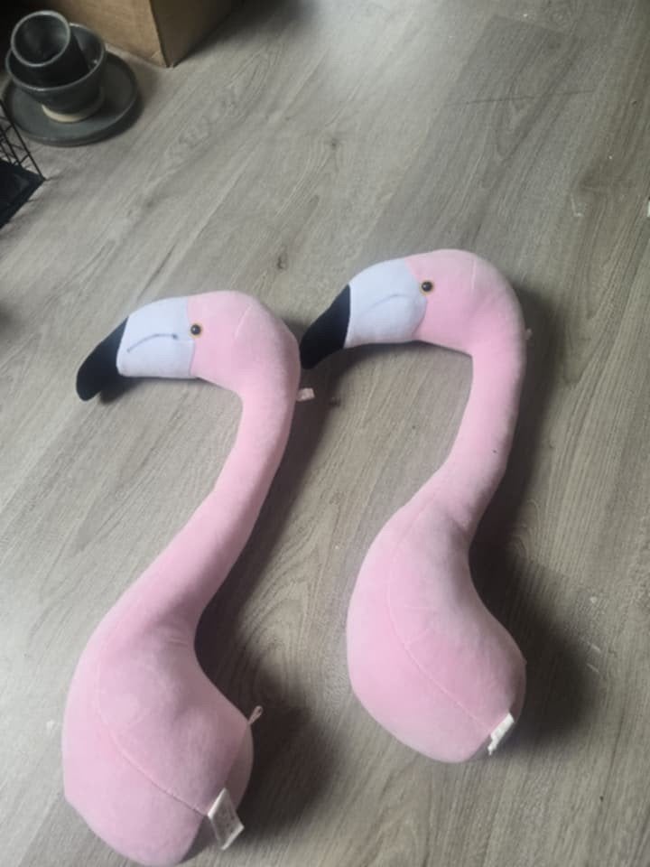 flamingo, Ophalen of Verzenden, Zo goed als nieuw, Wanddecoratie