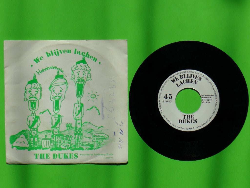 The Dukes - Wij blijven lachen VINYL SINGLE piraten, Cd's en Dvd's, Vinyl Singles, Gebruikt, 7 inch, Nederlandstalig, Fotohoes