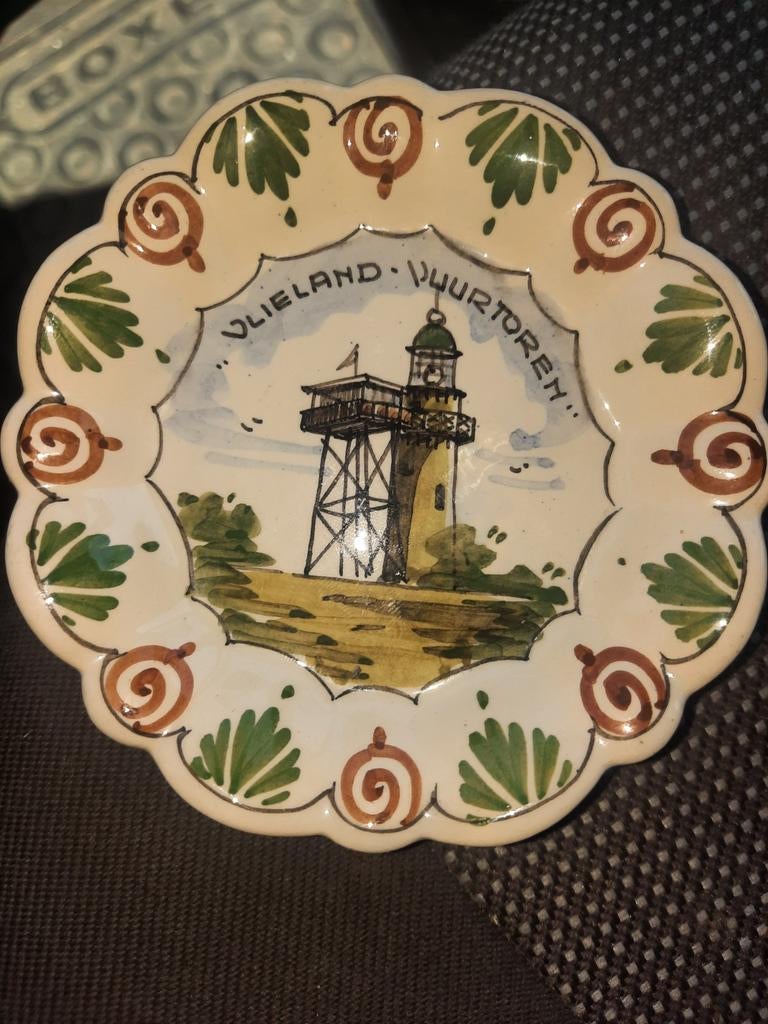 Vlieland Vuurtoren Souvenir Bordje Ramide Holland, Ophalen of Verzenden