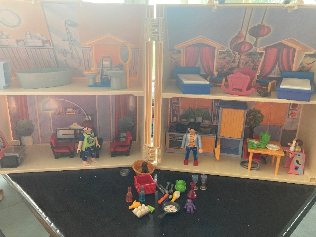 Playmobil meeneem poppenhuis, Ophalen of Verzenden, Gebruikt
