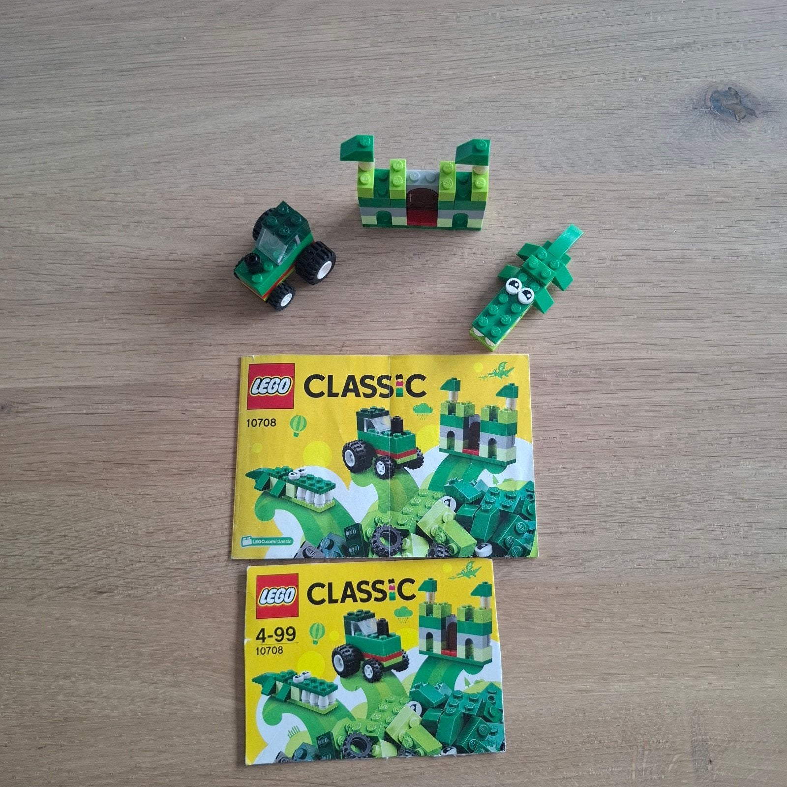 10708 Lego Classic    Krokodil, Tractor, Kasteel, Gebruikt, Overige thema's, Lego, Compleet