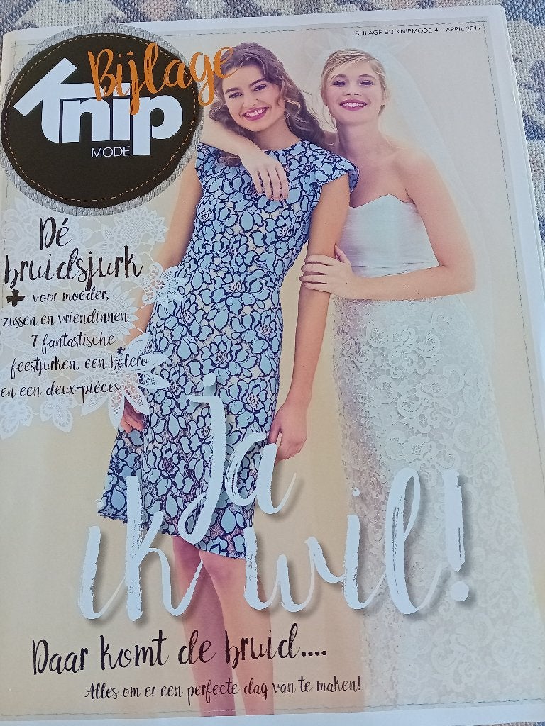 Bijlage Knipmode Bruidsjurk, Ophalen of Verzenden, Zo goed als nieuw, Vrouw, Knipmode