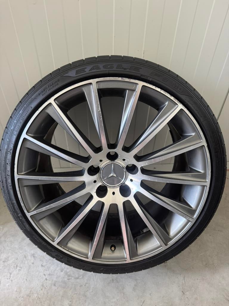 19 inch Amg breedset velgen 5x112, Velg(en), 235 mm, Zomerbanden, Ophalen