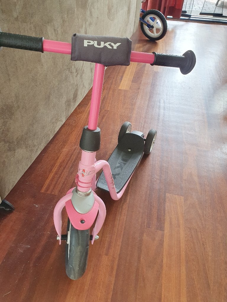 Roze  Puky R1 step  met 3 wielen, Fietsen en Brommers, Steps, Ophalen, Gebruikt, Kickbike