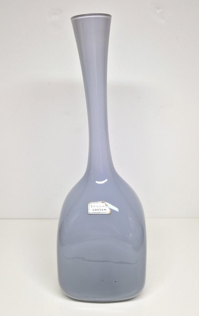 Scandinavian design grijze vaas Ekenäs, Zweden 1960, Ophalen of Verzenden