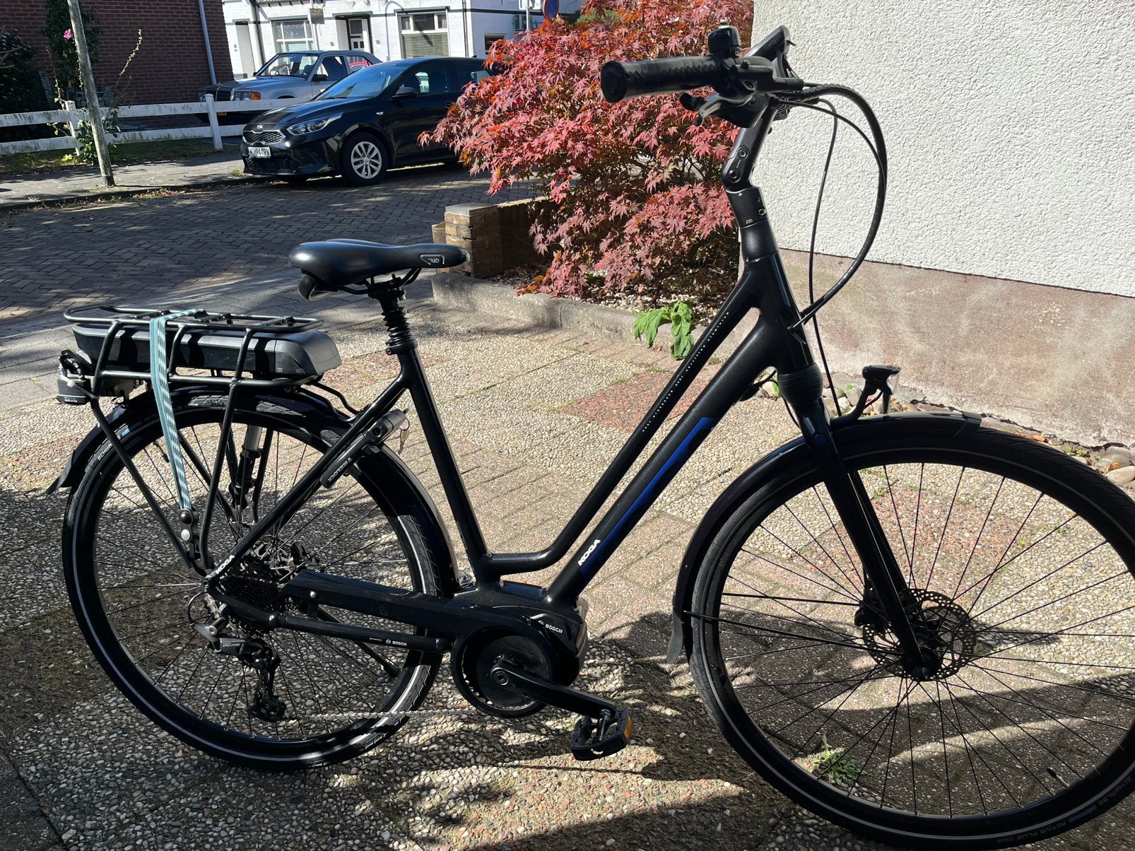 Prachtige Koga E-inspire dames 53 cm, Zo goed als nieuw, 51 tot 55 cm, 50 km per accu of meer, Ophalen