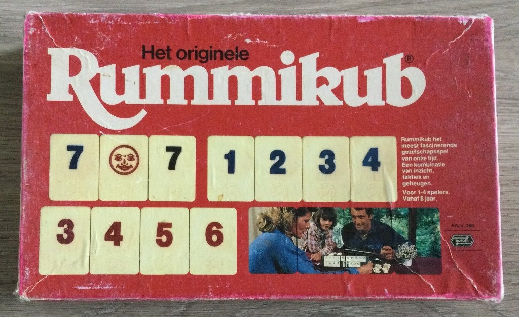 Rummikub spel-Klein formaat, Een of twee spelers, Ophalen of Verzenden, Gebruikt, Goliath