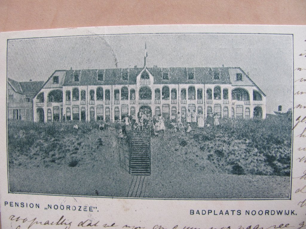 Noordwijk 1903 pension Noordzee, Ophalen of Verzenden, Voor 1920, Gelopen, Zuid-Holland