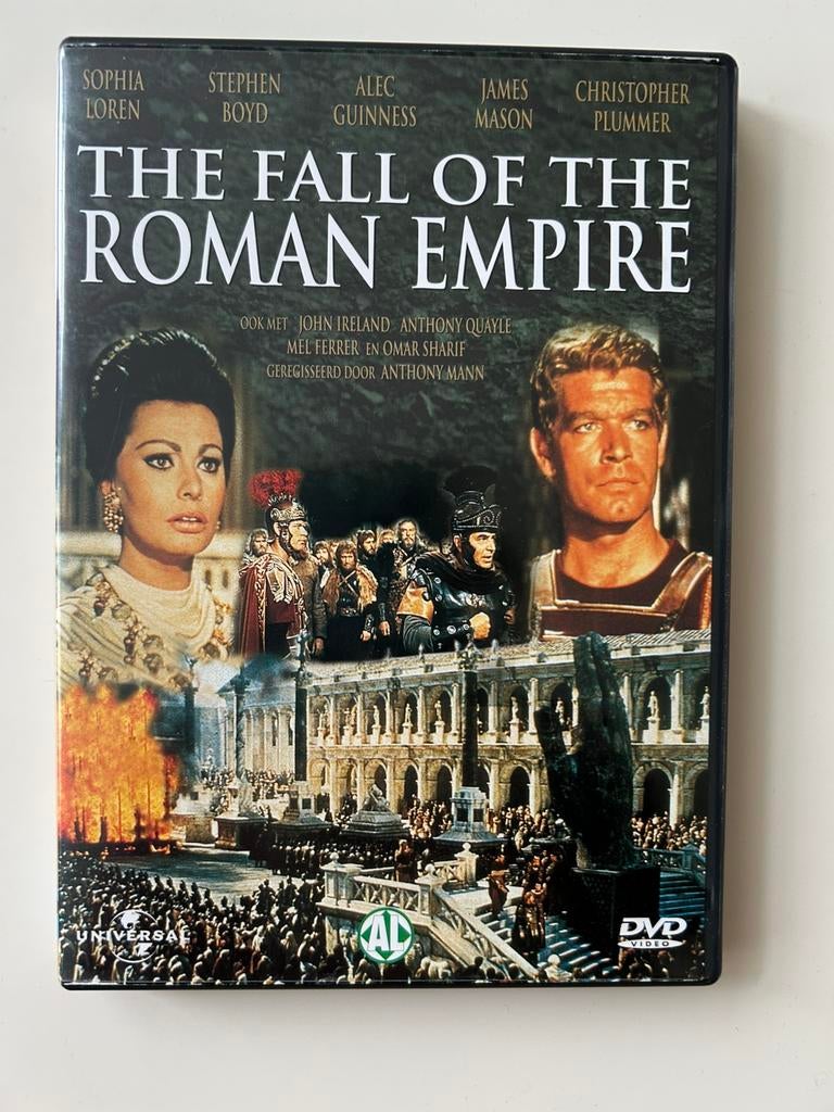 -The Fall of the Roman Empire-v. Anthony Mann, Alle leeftijden, Ophalen of Verzenden, Zo goed als nieuw, Historisch of Kostuumdrama