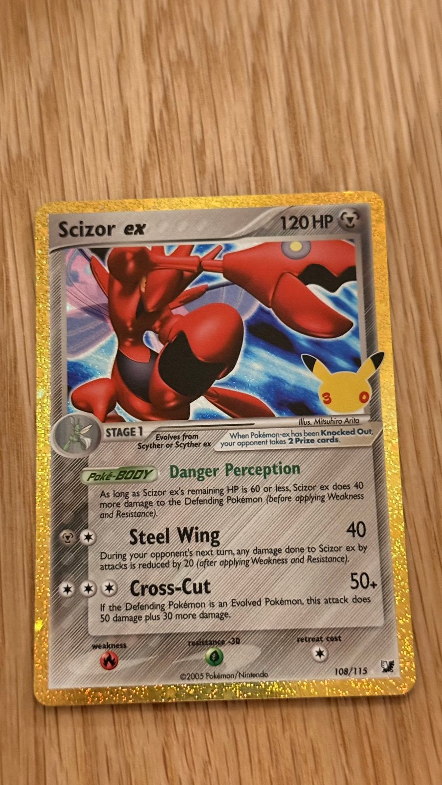 Scizor Ex 108/115 | Pokémon 30th Anniversary, Hobby en Vrije tijd, Ophalen, Zo goed als nieuw