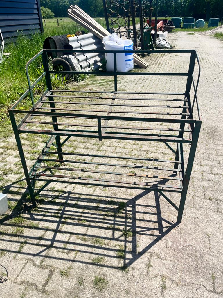 Metalen melkrek, Ophalen, Gebruikt