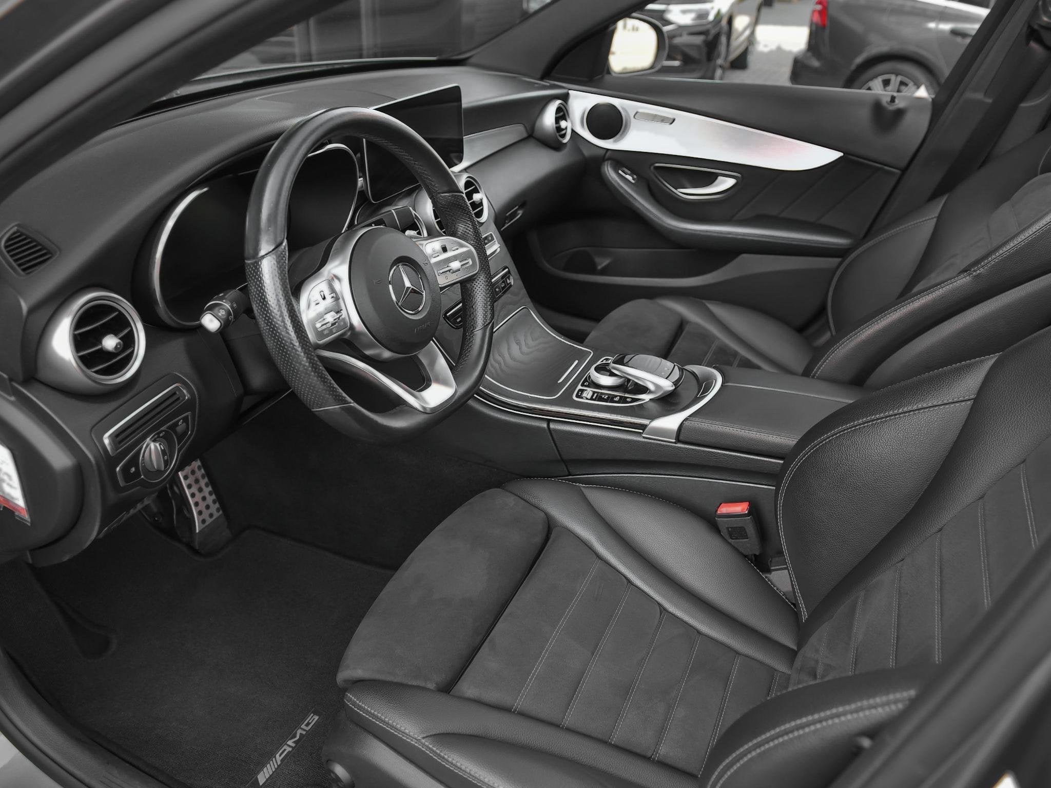 Mercedes-Benz C-klasse 160 Business Solution AMG Panoramadak, Auto's, Euro 6, 4 cilinders, 129 pk, Sedan