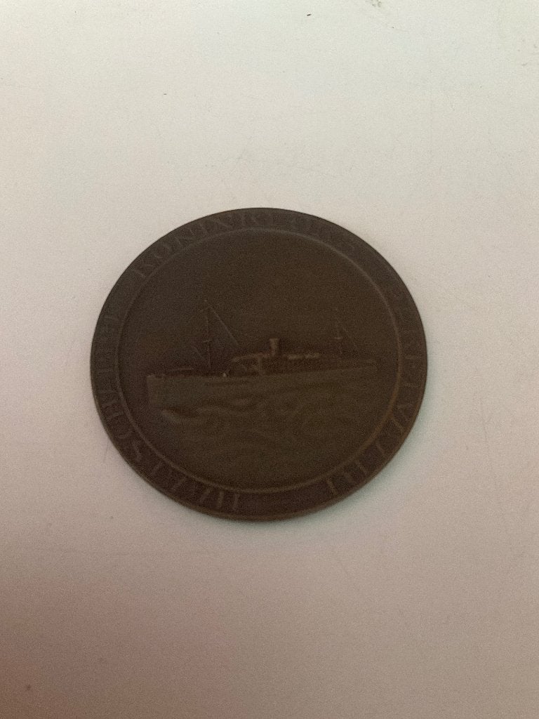 Penning Koninklijke Pakketvaart Maatschappij KPM Ned-Indië, Postzegels en Munten, Penningen en Medailles, Ophalen of Verzenden