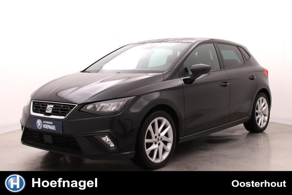 Seat Ibiza 1.0 FR | Cruise Control | Lane Assist | Stoelverw, Auto's, Stof, Gebruikt, Zwart, Bedrijf