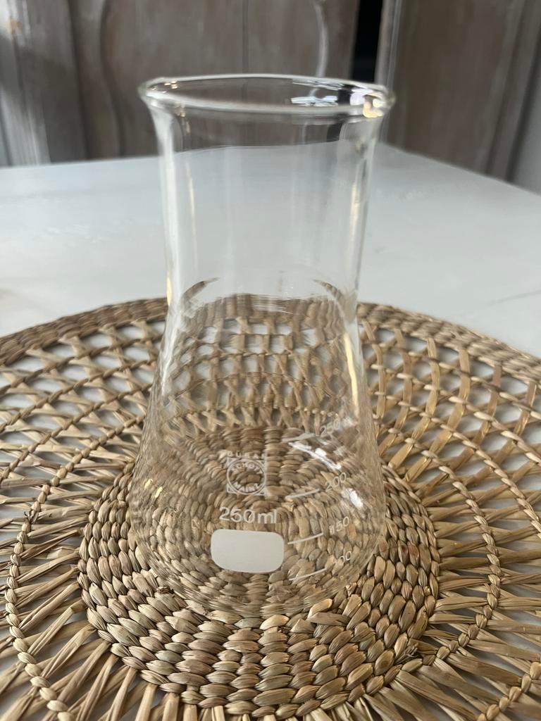 Vintage Erlenmeyer-kolf van 250 ml Duran, Ophalen of Verzenden