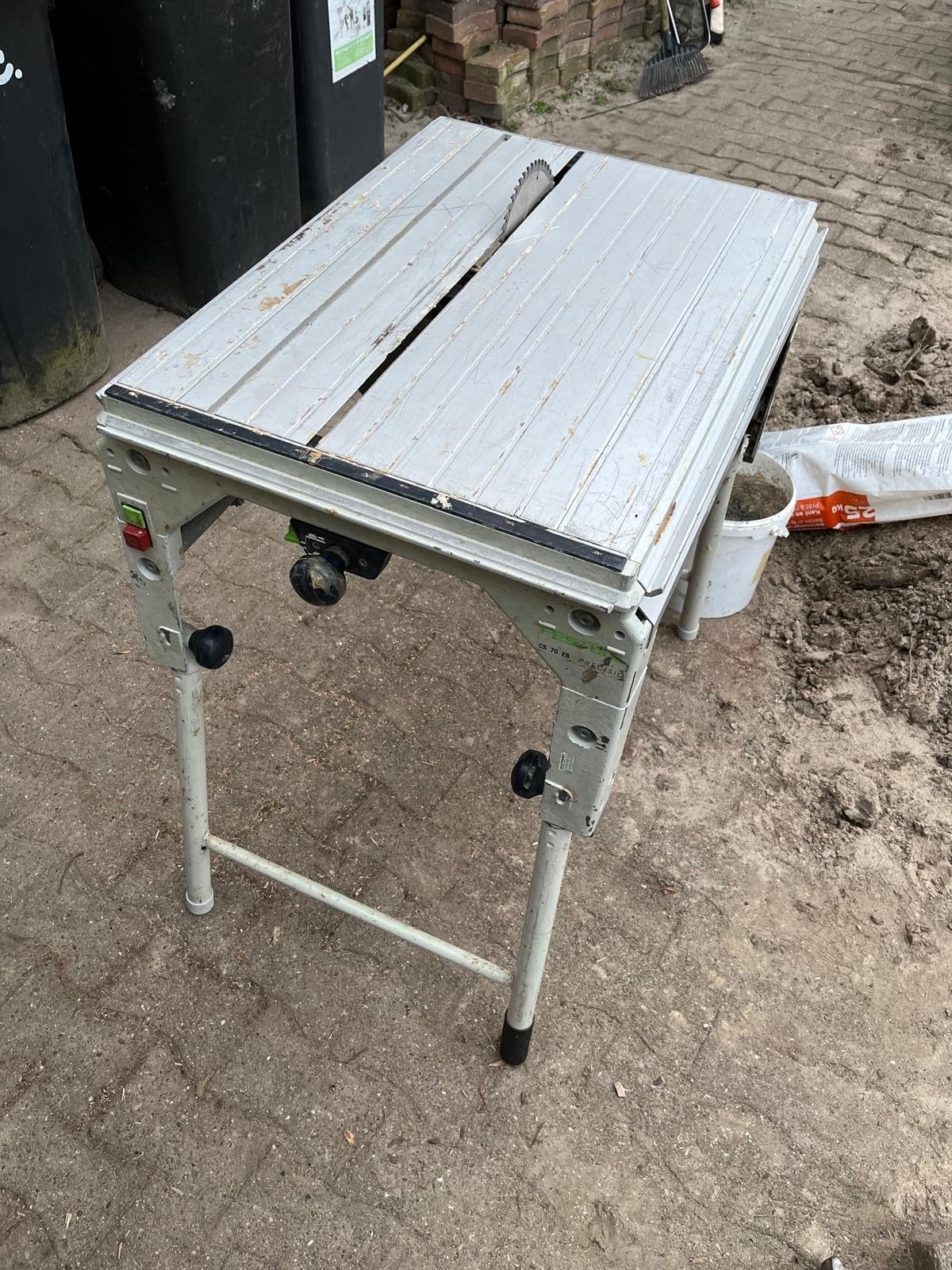 Gebruikte Festool CS 70 tafelzaag, Doe-het-zelf en Verbouw, Ophalen, Gebruikt, Cirkelzaag, 70 mm of meer