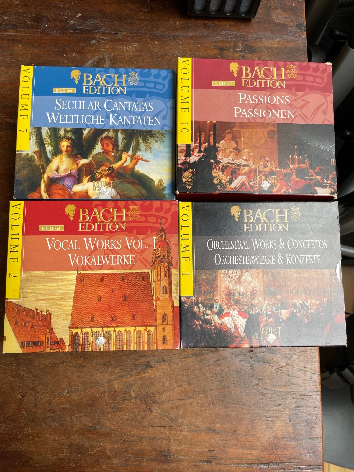 Bach Edition CD Boxsets - Diverse Werken (4 Volumes), Ophalen, Gebruikt, Boxset, Speciale editie