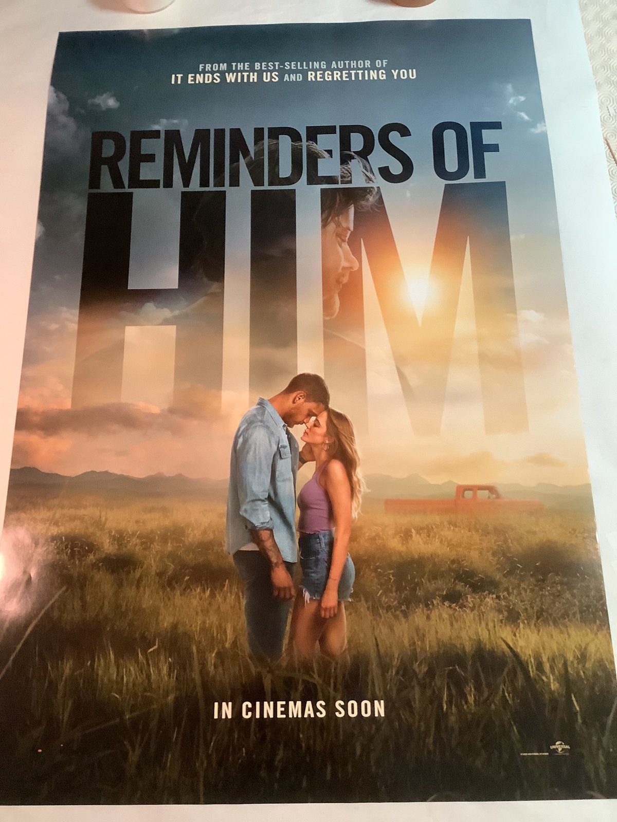 REMINDERS OF HIM     USA  FILMPOSTER   68,5-101,5 cm, Ophalen of Verzenden, Zo goed als nieuw, Deurposter of groter, Film en Tv