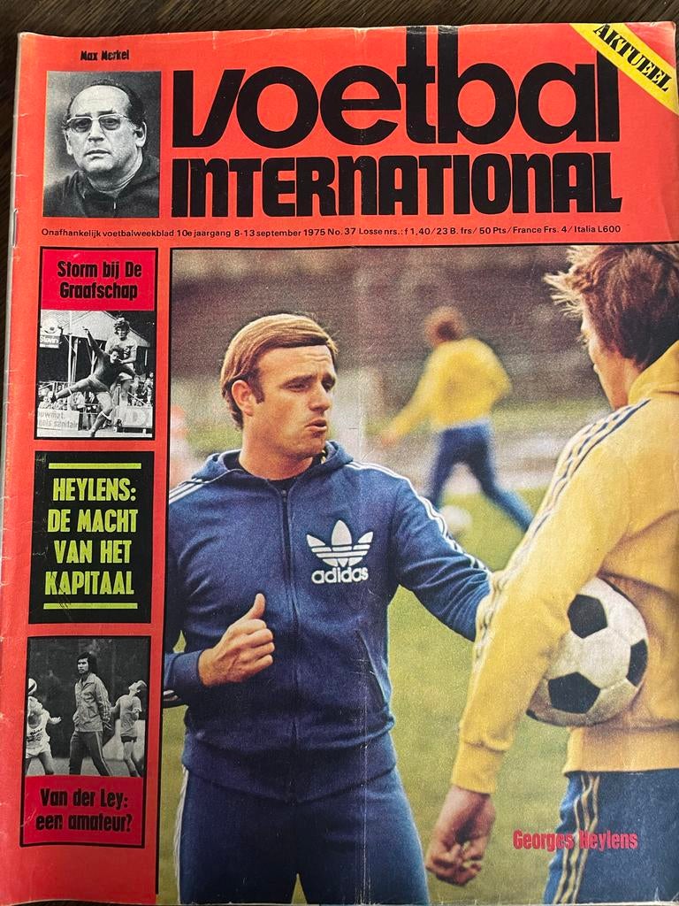 Voetbal International no. 37 uit 1975, Boeken, Tijdschriften en Kranten, Ophalen of Verzenden, Gelezen, Sport en Vrije tijd