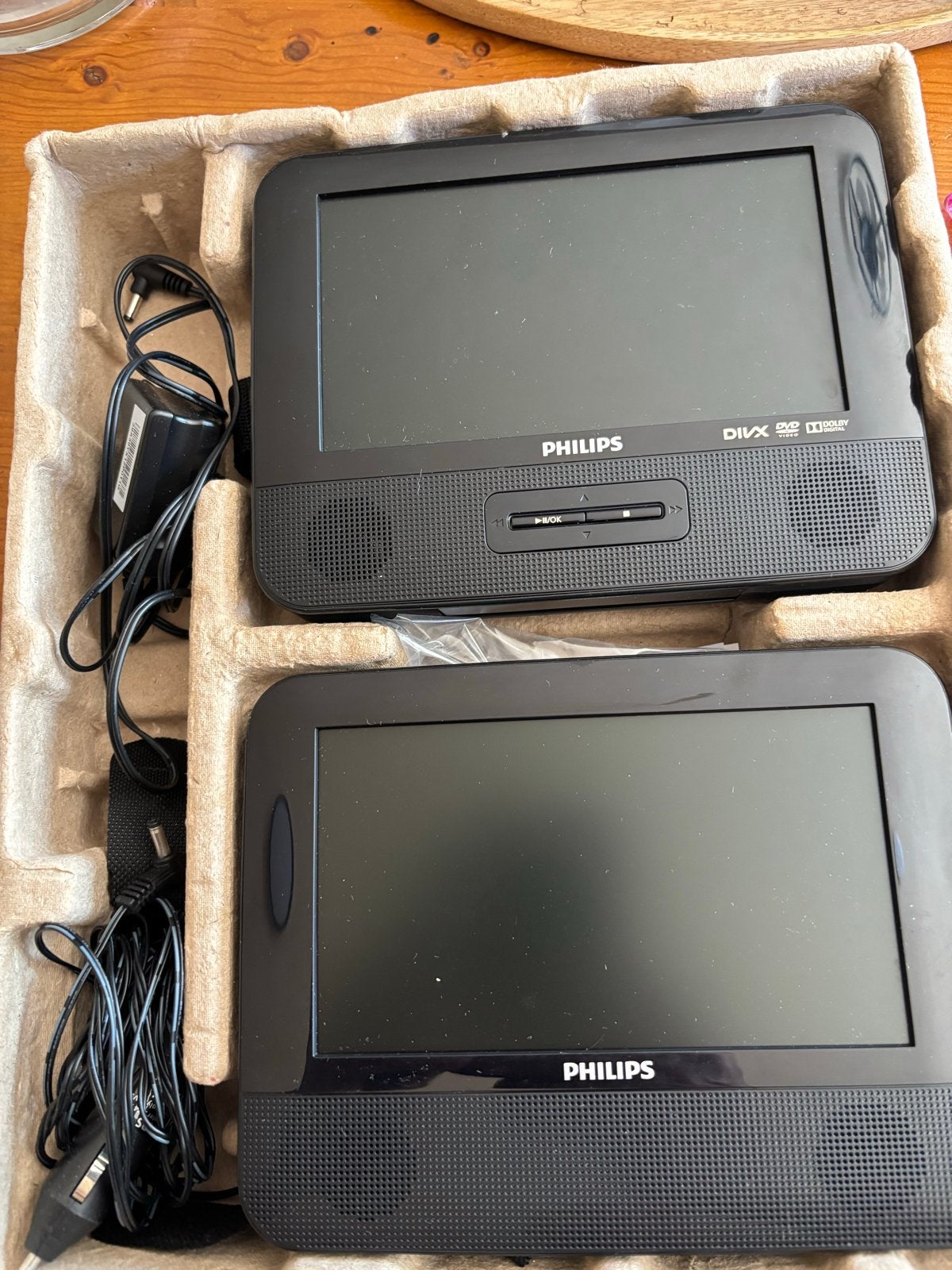 Philips Draagbare DVD-speler met 7" breedbeeld TFT LCD, Audio, Tv en Foto, Dvd-spelers, Dvd-speler, Philips, Gebruikt, Draagbaar