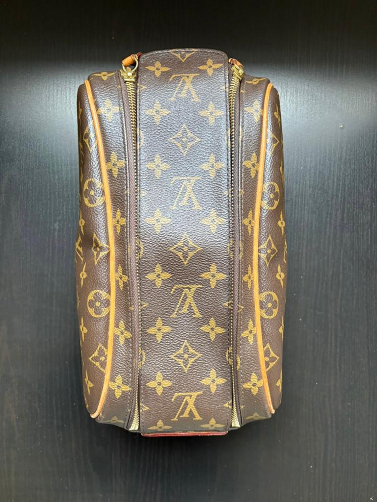 Louis vuitton Toilet Dopp Kitt Pouch, Ophalen of Verzenden, Zo goed als nieuw, Bruin