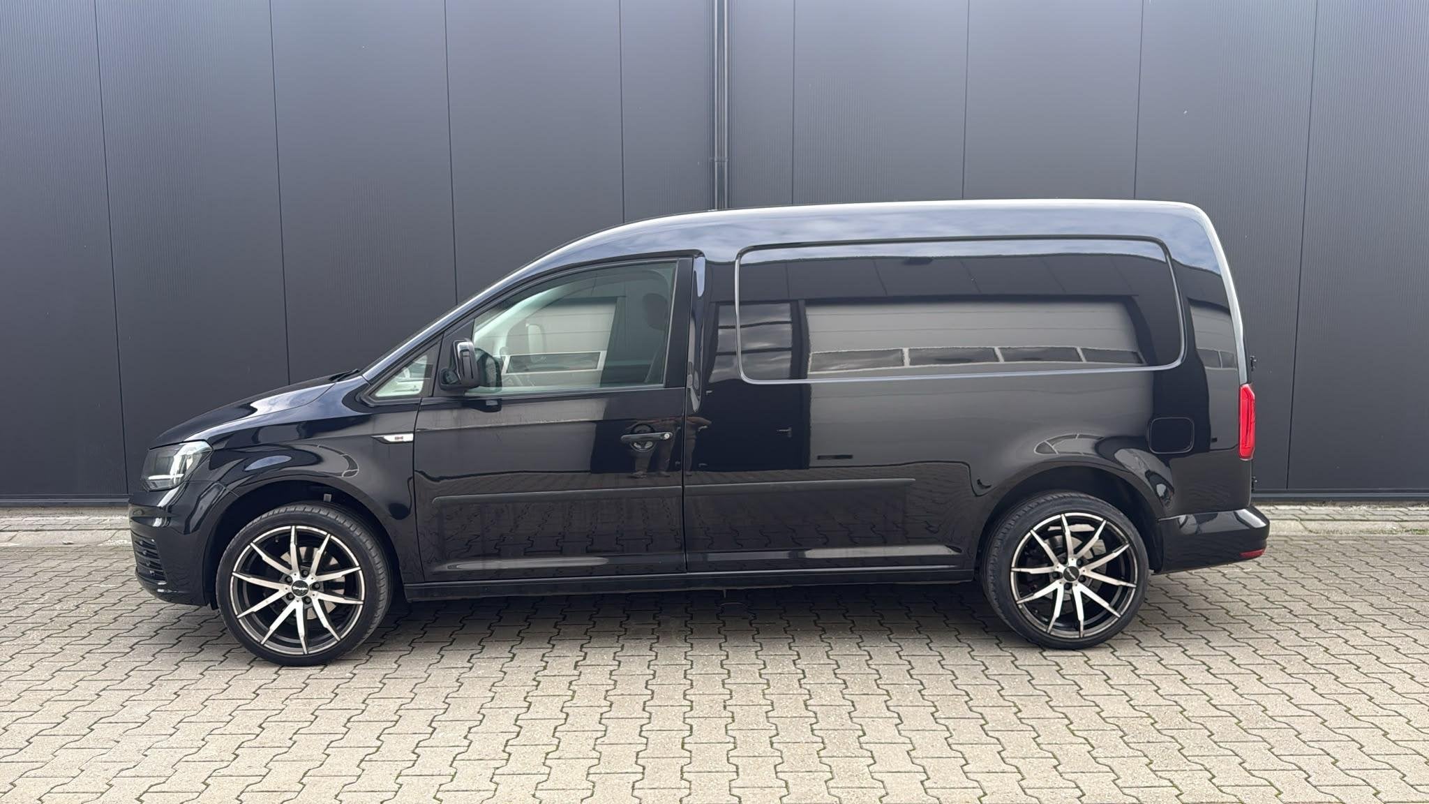 Volkswagen Caddy 2.0 TDI L2 Maxi EURO6 Leer Airco Cruise ZWA, 730 kg, Gebruikt, 4 cilinders, Volkswagen