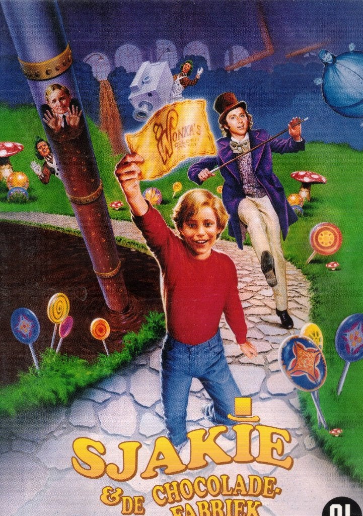 Sjakie En De Chocoladefabriek (1971) - Gene Wilder, 1960 tot 1980, Engels, Alle leeftijden, Nederlands