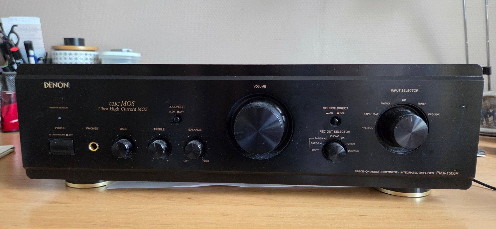Denon PMA-1500R Geïntegreerde Stereo Versterker, defect !, Ophalen, Gebruikt, Denon, 120 watt of meer