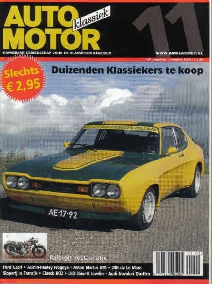 AMK 11 2003 : Ford Capri - Austin Healey Sprite - Daf, Ophalen of Verzenden, Gelezen, Algemeen