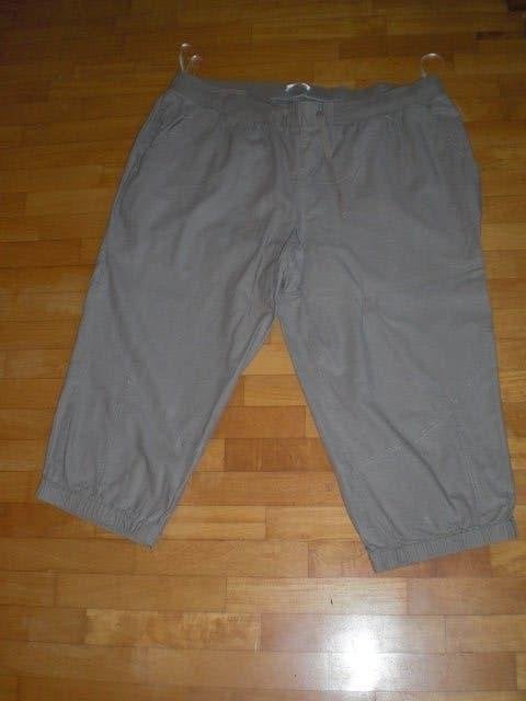 Comfortabele linnen/katoenen beige zomer broek maat 50, Kleding | Dames, Grote Maten, Beige, Ophalen of Verzenden, Zo goed als nieuw