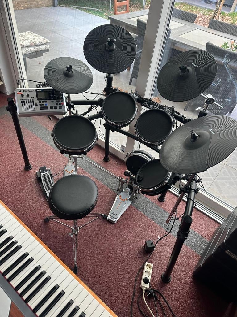 Alesis dm10 studio mesh complete set, Muziek en Instrumenten, Drumstellen en Slagwerk, Ophalen, Gebruikt, Overige merken, Elektronisch