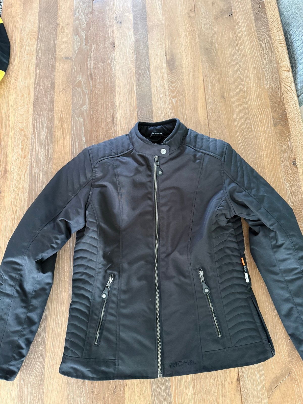 Richa Dames Motorjas Zwart Maat XL, Motoren, Ophalen of Verzenden